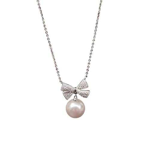 Image of Parasmoni Bow Silver Pendant Necklace