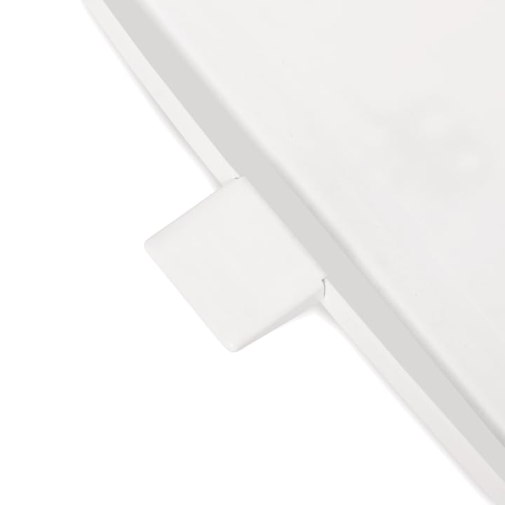Image of Rubbermaid Commercial Products Defenders Biohazard Steel Trash Can, Step-On, 25 GAL, White, Hospital /Doctor's Office /Healthcare Facilities