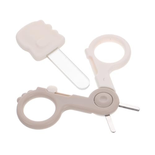 RORPOIR Infant Nail Clippers Set Baby Nail Care Kit Safety Scissors Stainless Steel for Newborn Toddler Easy to Clean