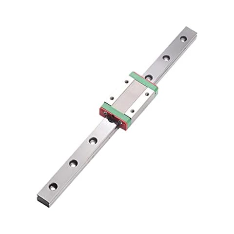 GooEquip MGN12H Mini Linear Rail Guide 250 mm 300 mm 350 mm 400 mm 450 mm 500 mm with MGN12H Cart Block for DIY 3D Printer and CNC Machine XYZ (250 mm, Rail + MGN12H) Cover