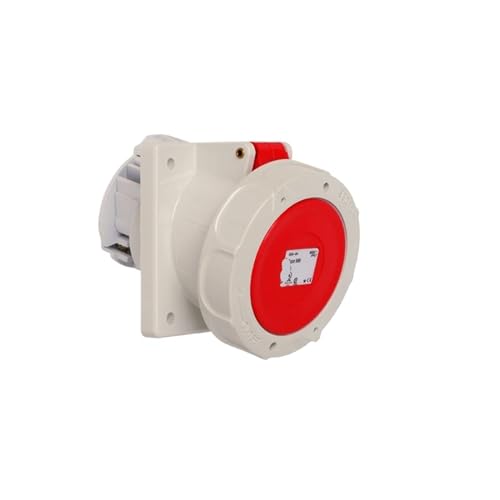 Prise industrielle CEE coudée dissimulée 63A 5P IP67 anti-poussière