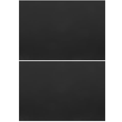 TOKIDNY Placas de Aluminio Negro A4 para Manualidades de Bricolaje, 2 Láminas Resistentes y Ligeras para Grabado, Chapa Industrial Versátil para Uso Doméstico E Industrial