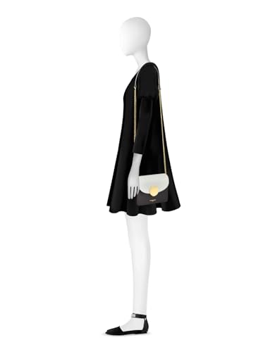 New Ondina Mini Color Block Shoulder Bag, Calf Leather, Gold Hardware, 6.7 x 5.1 x 3 inches3