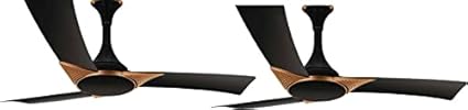 LUMINOUS Raptor 1200 mm 3 Blade Ceiling Fan (Black) 1200 mm 3 Blade Ceiling Fan (black, Pack of 2)