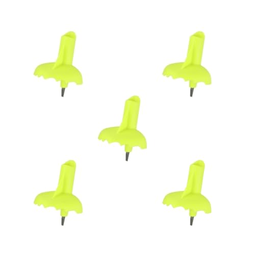 Alpenstock - Juego de 5 bastones de senderismo para escalada, caminar, suministros de viaje, color verde, 5 x 6 cm