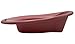 Heavy Duty Stackable Plastic Bedpan, Rose - 1 Each