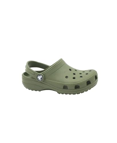 Image of Crocs Unisex Classic Clog K, Army Green, 2 UK