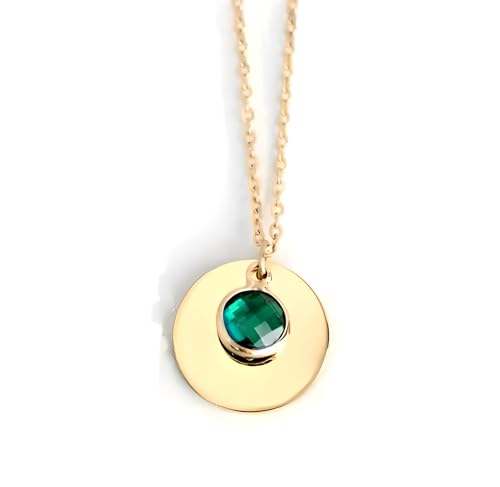 Collier Pierre de Naissance de Grand-mère Argent Sterling Idée Cadeau Anniversaire Maman