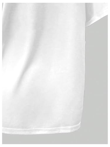Image of RoseSeek Girl's Jersey Y2K Oversized Graphic Number Print Tops V Neck Short Sleeve T Shirt Hip Pop Tee Streetwear