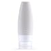 Qinghengyong Dispenser da viaggio Bottiglia Face Wash Dentifricio Tubo vuoto per spremere contenitore a tenuta stagna per la cura personale, Grigio 90ML