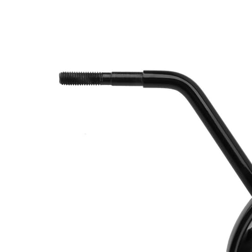 Rétroviseurs noirs de moto 8mm custom compatible Shadow Dragstar