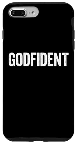 Godfident �N���X�`���� �M�� �_�ւ̐M�� �@������ �X�}�z�P�[�X iPhone 7 Plus/8 Plus �p