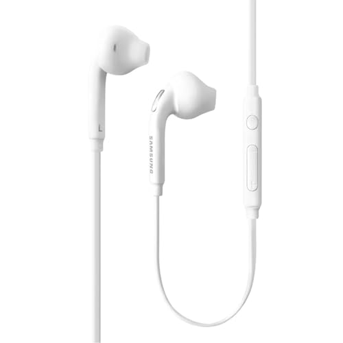 Samsung OEM Wired In-Ear Headphones with 3.5mm Jack with Mic (White, Set of 2)