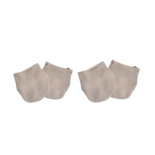 HWJFDC Punteras Gimnasia Ritmica Calcetines de Punto Medio for niñas, for Gimnasia rítmica, for salón Baile, for Yoga(2 Pair,S)