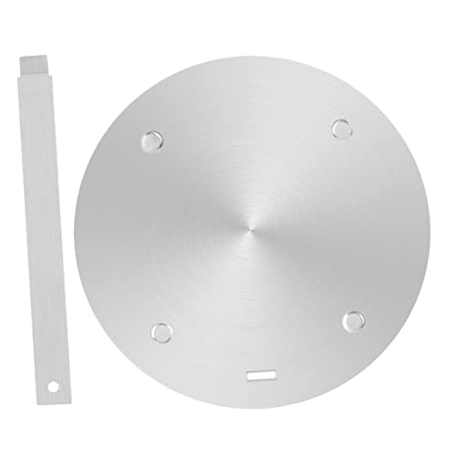 INOOMP Placa Adaptadora de Inducción Inoxidable Resistente Deformaciones Difusor Calor para Cocina Gas y Vitrocerámica Utensilios