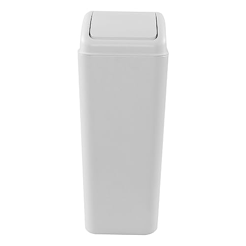 Poubelle de cuisine Farmoon 14 L gris plastique pour studio et bureau