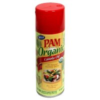 Pam Organic All Natural Cooking Spray, Canola Oil, 5 oz, (pack of 6)