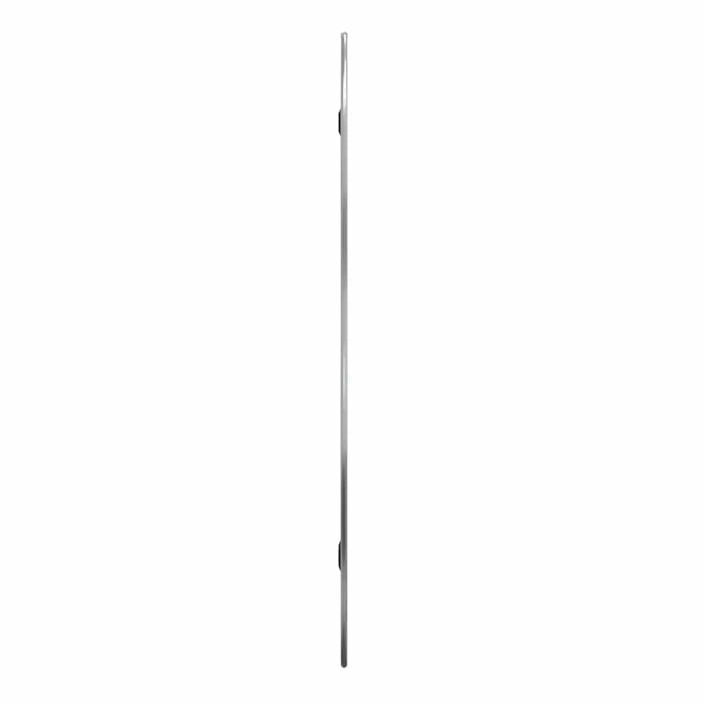 Wandspiegel Silber 70x30 cm aus Glas mit PVC-Rahmen, klarer Badspiegel für Flur Diele Schlafzimmer Wohnzimmer, dekorativer Kosmetikspiegel für Styling Rasur Ankleiden