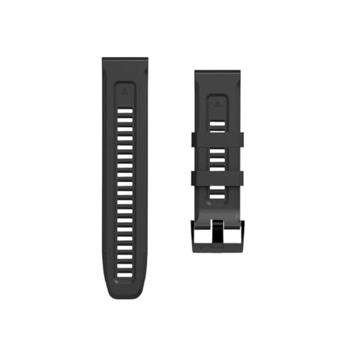 22mm 26mm�������V���J�Q���x���g�ɓK������Garmin Fenix 7X 7 Solar/6X 6 Pro 5 5X Plus 3 3HR/Epix(Black,For TACTIX DELTA)