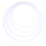 Angoily 4pcs Simple Practical Drum Snare Using Mute Circle Drum Instrument Mute Ring