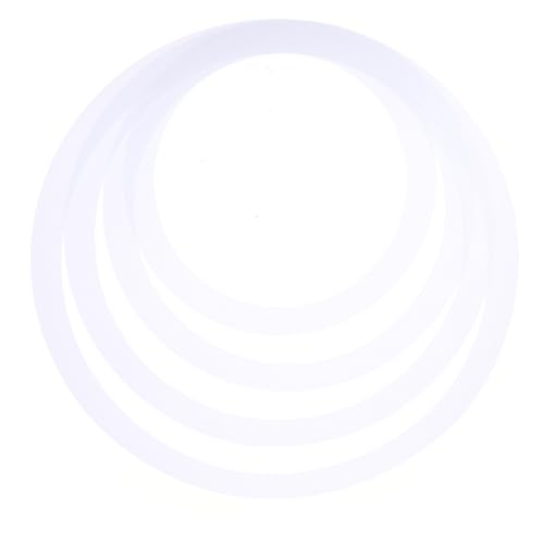 Angoily 4pcs Simple Practical Drum Snare Using Mute Circle Drum Instrument Mute Ring