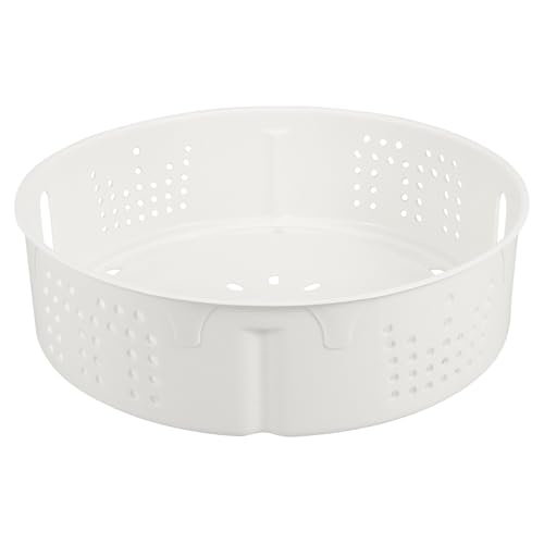 Sosoport Cesta de Vapor Reutilizable de Plástico para Olla Arrocera Vaporera para Verduras y Dumplings Resistente al Calor Fácil de Limpiar Inserto para Cocinar al Vapor Accesorio de