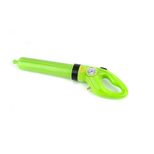 ROMOZ Desatascador WC,Kit desatascador Alta presión, eliminador Atascos por Aire,Extractor Aire con 3 Cabezales reemplazables, para Atascos tuberías y desagües inodoros lavabos Green
