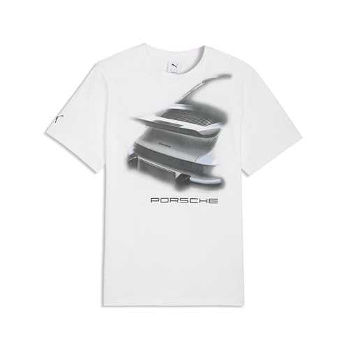 PUMA T-Shirt à Motif Porsche Legacy Homme S, White