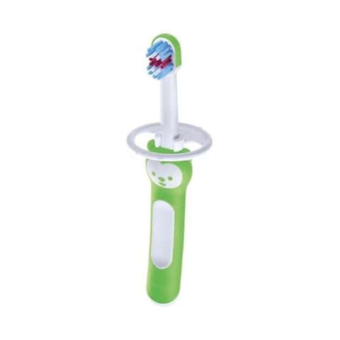 Brosse à dents Mam Baby's avec anneau de sécurité Cover