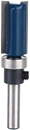 Generic Woodworking Milling, 1/ 4"" for Shank Top Bearing Flush Trim Pattern Template Router Bit Tool, 如图所示 As Shown