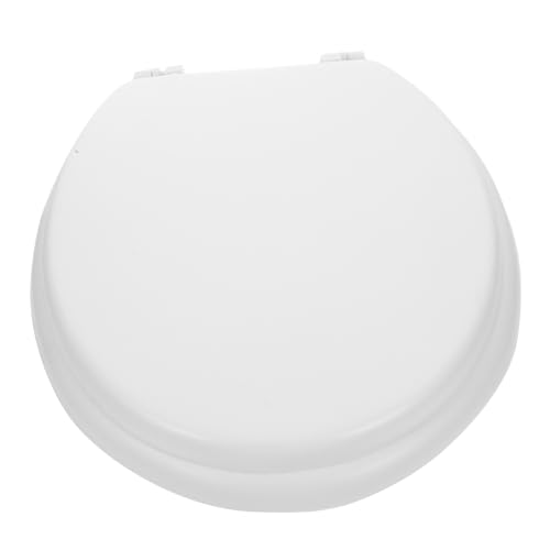 iplusmile Asiento de Inodoro de Espuma Suave Cojín Acolchado Cómodo y Resistente Fácil de Limpiar y Diseño Clásico para Baño Compatible con Modelos