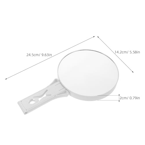 Miroir de maquillage rectoverso réglable pour épilation des sourcils - 3