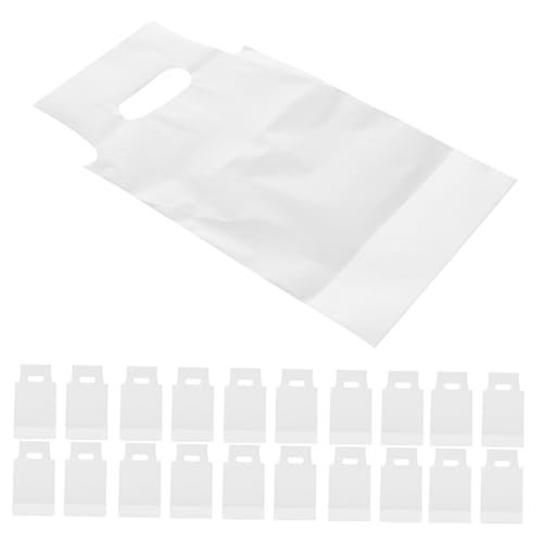 Ciieeo 100Pcs Drink with Handles Clear Plastic Drink for Coffee Tea Juice Beverages Robust Food Packaging for Cafes Parties