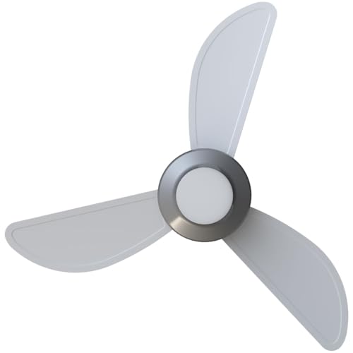 Ventilador de Teto Ventisol Wind Plus Inverter Silver Controle Remoto Led Integrada - Bivolt