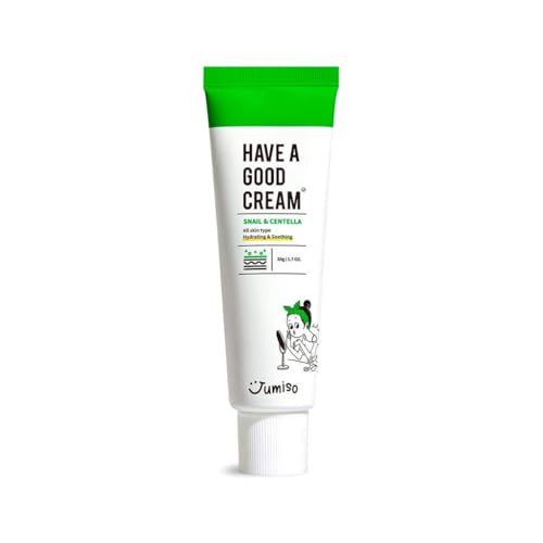 [JUMISO] Have A Good Cream Snail & Centella 1.69 oz / 50g | Soothing & Calming Moisturizer Face Cream for Dry, Sensitive Skin | Centella & Snail Secretion Extract