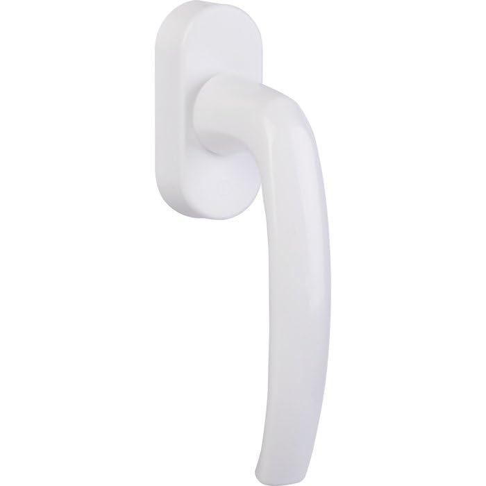 HOPPE STAN1249 Atlanta Blanco CIE, manija ventana con apertura oscilante, fijación: no visible, mediante tornillos roscados M5