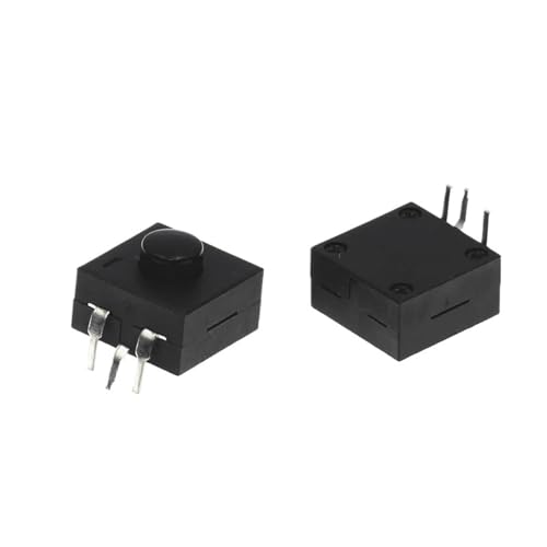 Interrupteur bouton-poussoir 3 broches à double position marche/arrêt pour torche 30V 1A