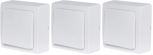 Interrupteur va et Vient - Prises electriques Standard - Prise Extra Plate - Prise Murale - Interrupteur va et Vient sans Fil - Prise Murale - Gamme Blok - Va...