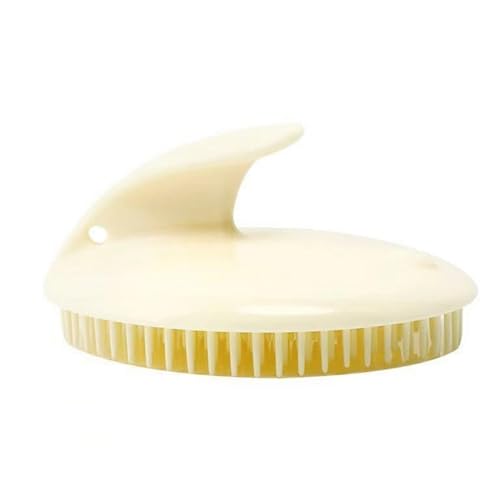 Cepillo de champú para el cuero cabelludo, cepillo exfoliante para el lavado del cabello, peine de masaje de cabeza, champú limpiador, cepillo de champú portátil con dientes para hombres,