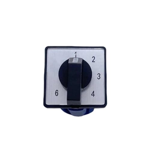 Interruptor de leva giratorio LW26-10/6 universal con dos cables de 6 vías 2