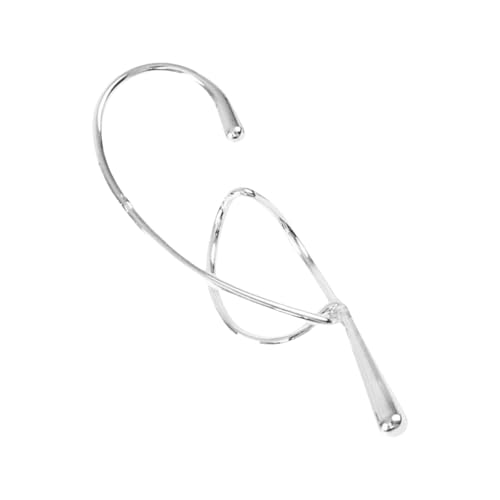 Design unique torsadé clip oreille pour femme audacieuse et chic
