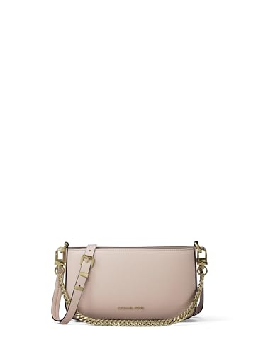 Michael Kors Bryant Small Convertible Crossbody Bag, Gold-Tone Hardware/Pebble Leather/Soft Pink