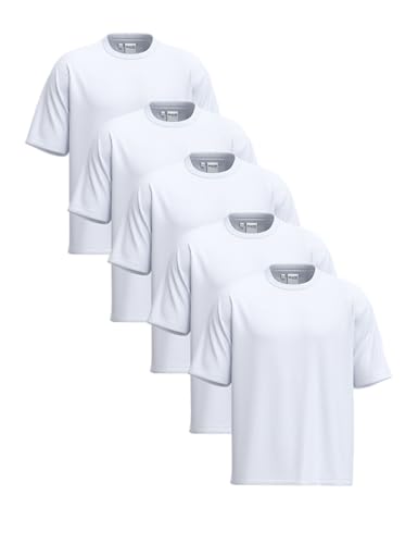 T-shirt col rond SELECTED FEMME pack de 5 hauts blancs pour éviter la panne de style M