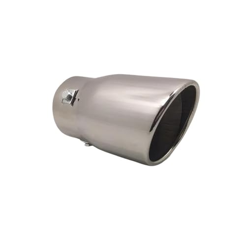 Silenciador de escape de acero inoxidable negro mate para su Toyota Prado