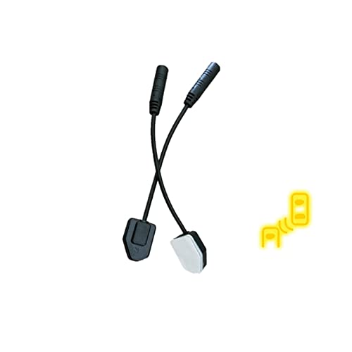 Car Blind Spot Monitoring System BSD Lens Light LED Indicator Alarm Radar Safety Drive Ultrasonic Sensor Rear Cross TrafficAlert(Yellow)