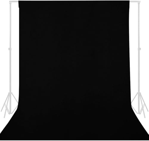 Telón negro para fotografía 10x7 pies fondo sin soporte miniatura 1