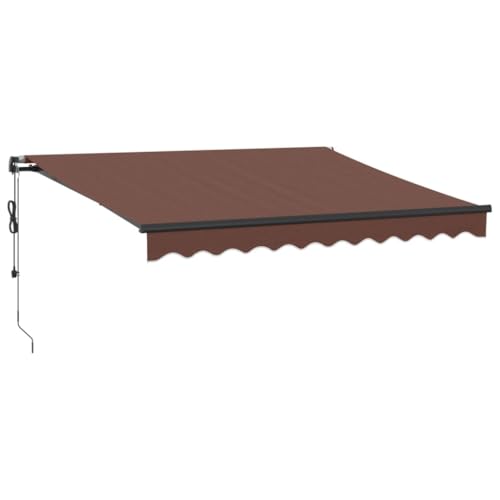 vidaXL Toldo retráctil automático Burdeos 300x250 cm, toldo, toldo de Patio, Dosel toldo, toldo de Puerta, Dosel retráctil, toldo de jardín