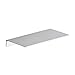 Danpoo Scaffale a muro in metallo, piccolo scaffale galleggiante Scaffale a muro per bagno, scaffali espositivi per l'archiviazione a muro, alluminio (argento opaco, 30cm)