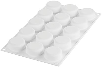 silikomart Essenziale 30 Mould, Yellow, 15 Cav, Ea 1.77"x0.78"H - Image 3