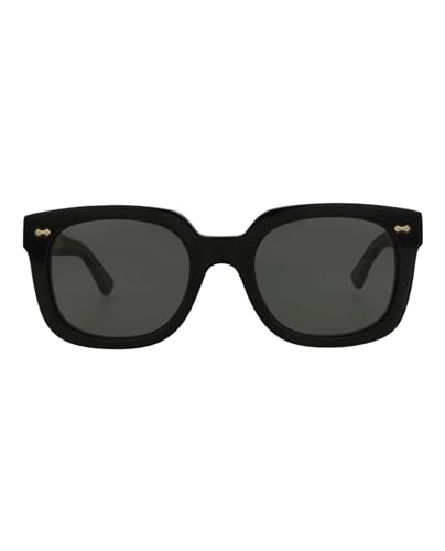 Gucci Square/Rectangle Sunglasses Black Black Grey Luxury Eyewear Made In Italy Acetate Frame Designer Fashion for Everyday Luxury